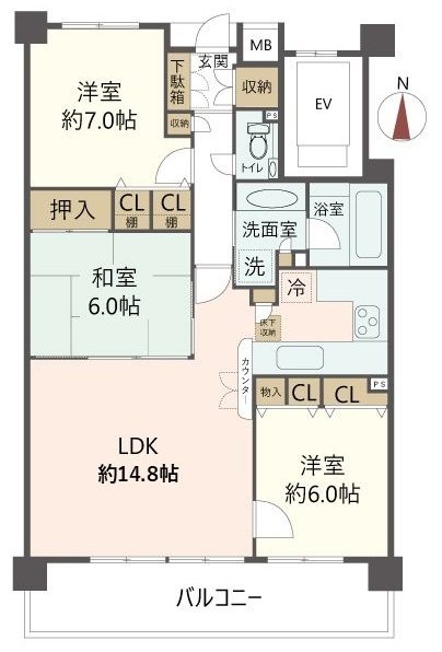 物件の間取り画像