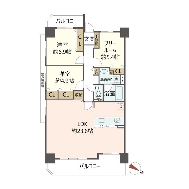 物件の間取り画像