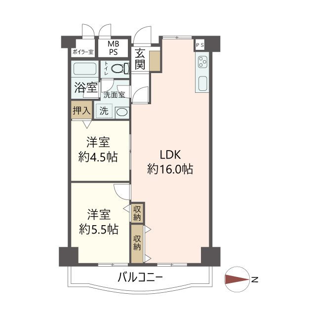 物件の間取り画像
