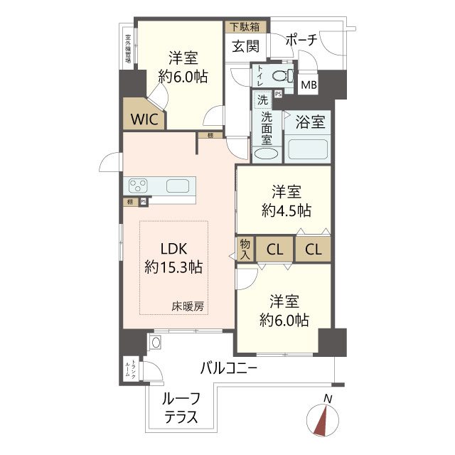 物件の間取り画像
