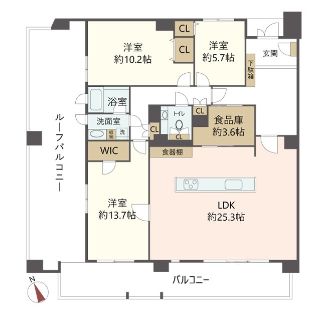 物件の間取り画像