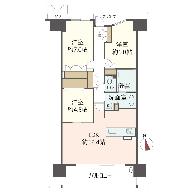 物件の間取り画像