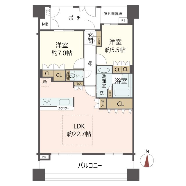 物件の間取り画像