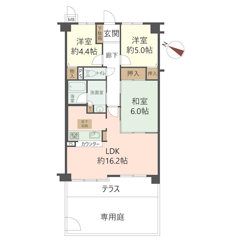 物件の間取り画像