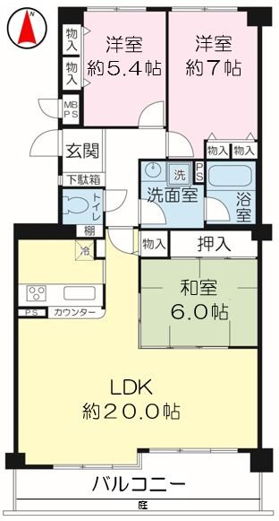 物件の間取り画像
