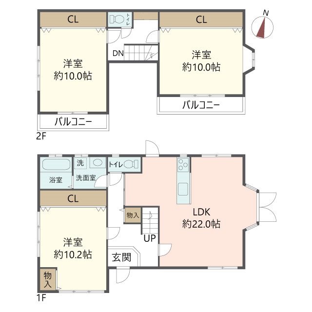 物件の間取り画像