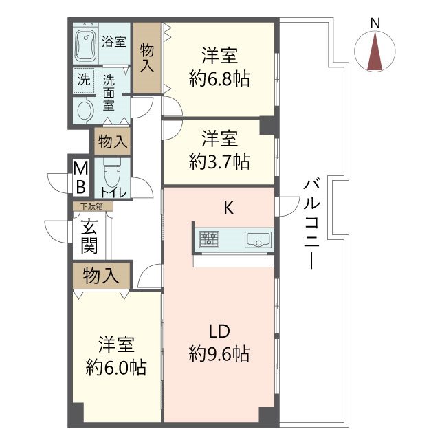 物件の間取り画像