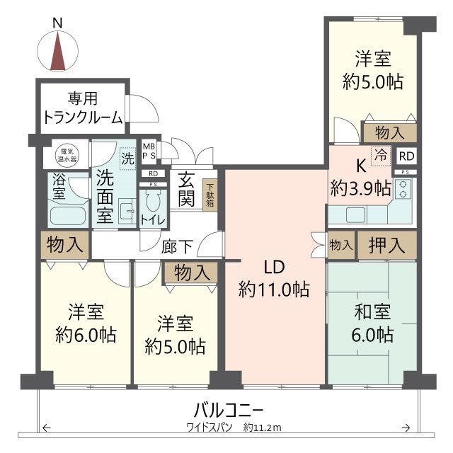 物件の間取り画像