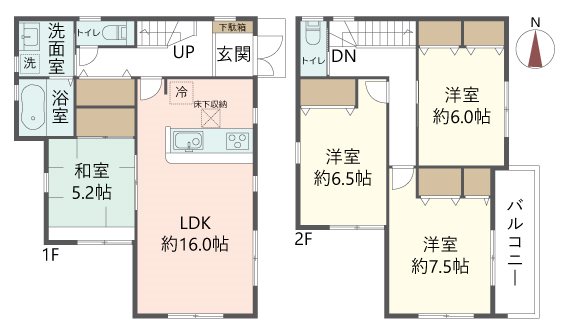 物件の間取り画像