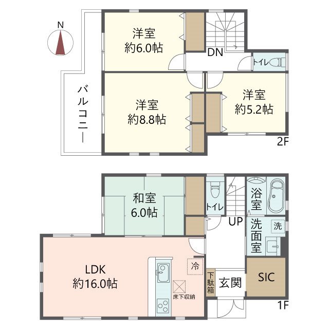 物件の間取り画像