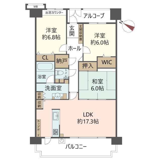 物件の間取り画像