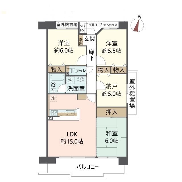 物件の間取り画像