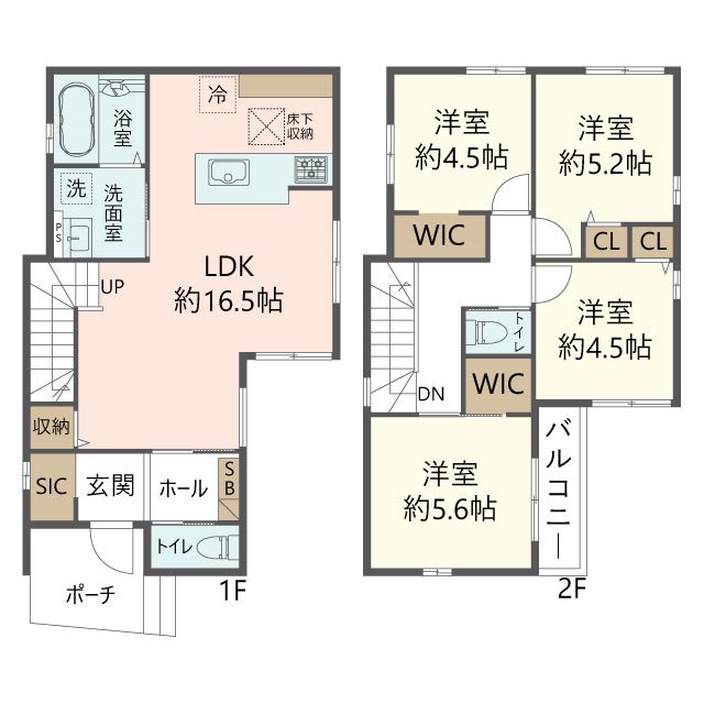 物件の間取り画像