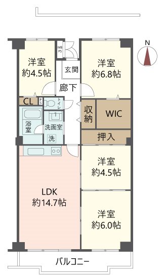 物件の間取り画像