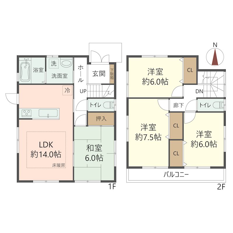 物件の間取り画像