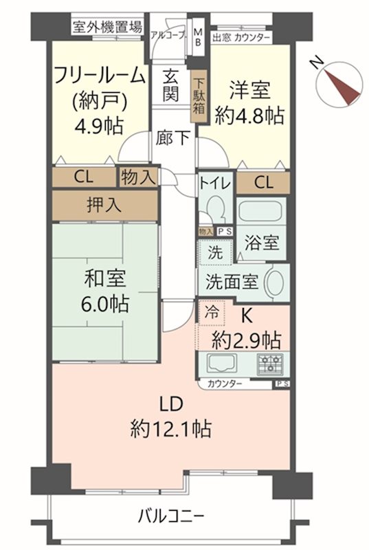 物件の間取り画像