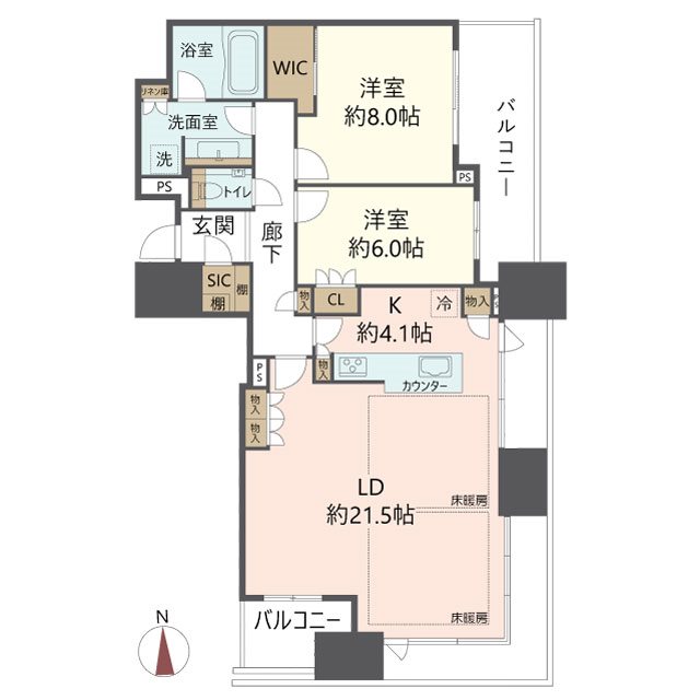 物件の間取り画像