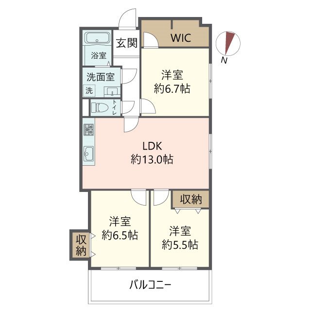 物件の間取り画像