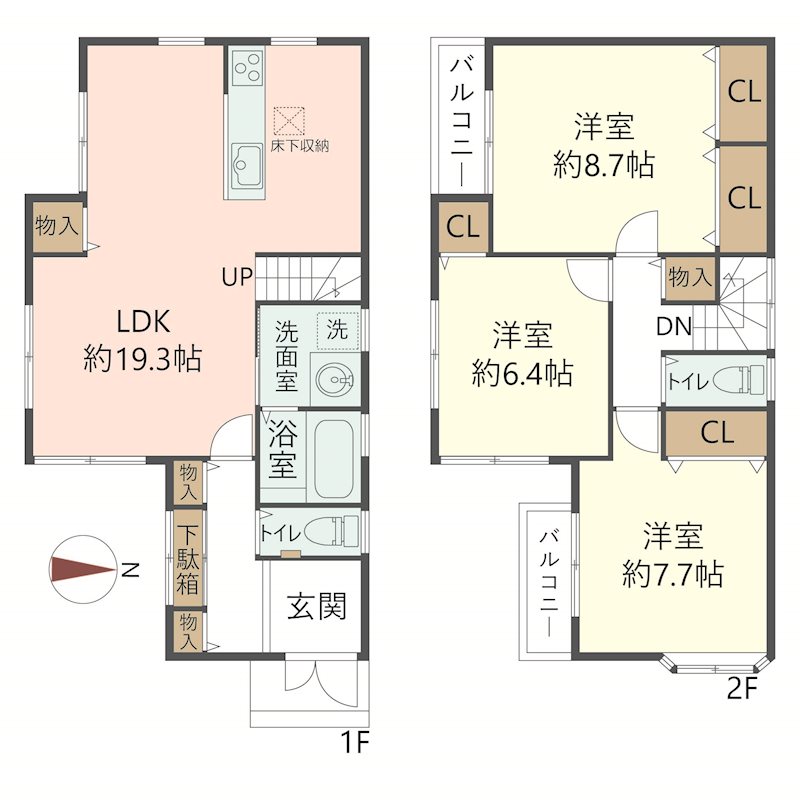 物件の間取り画像