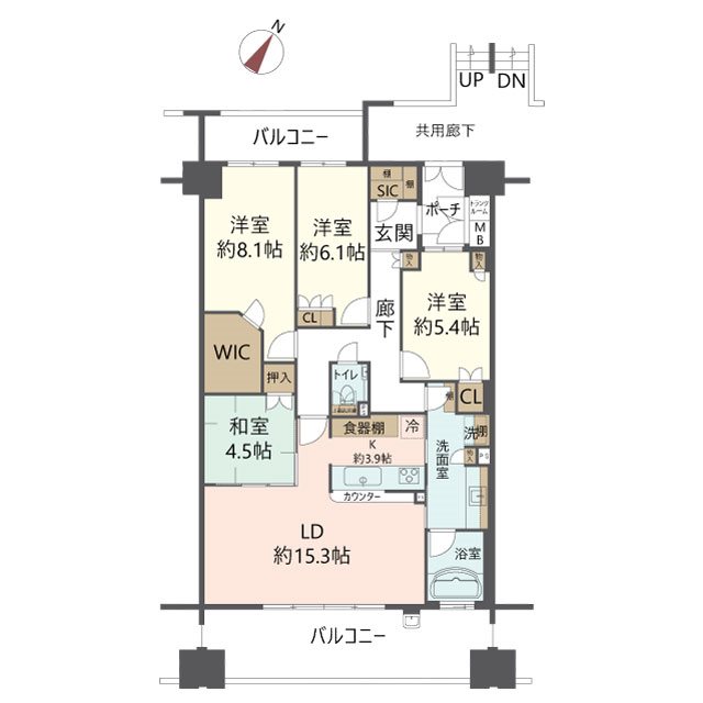 物件の間取り画像