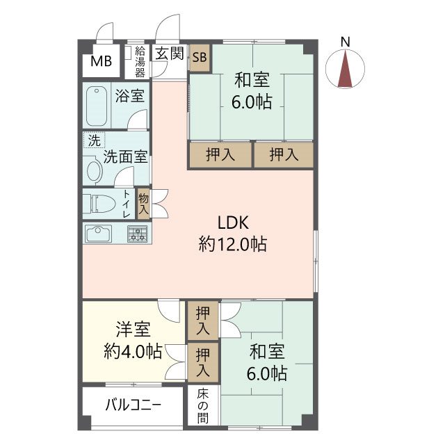 物件の間取り画像