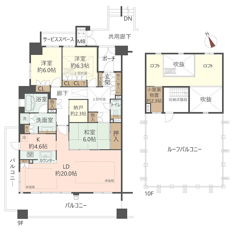 物件の間取り画像