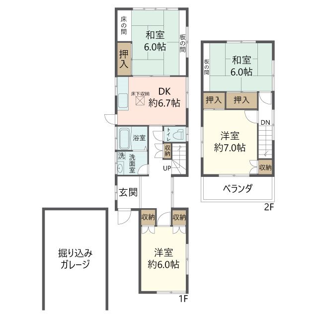 物件の間取り画像