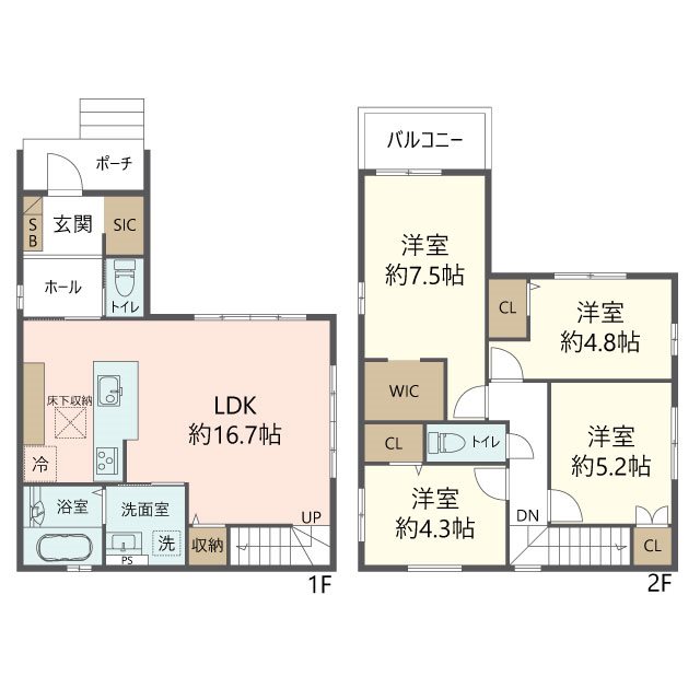 物件の間取り画像