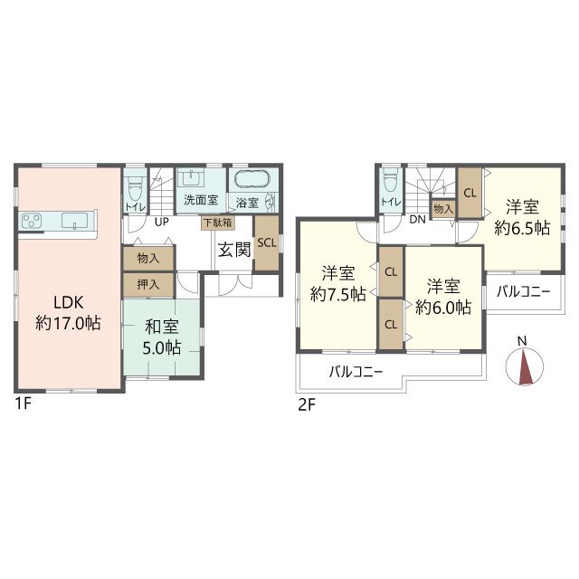 物件の間取り画像