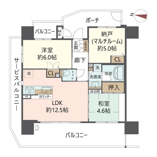 物件の間取り画像