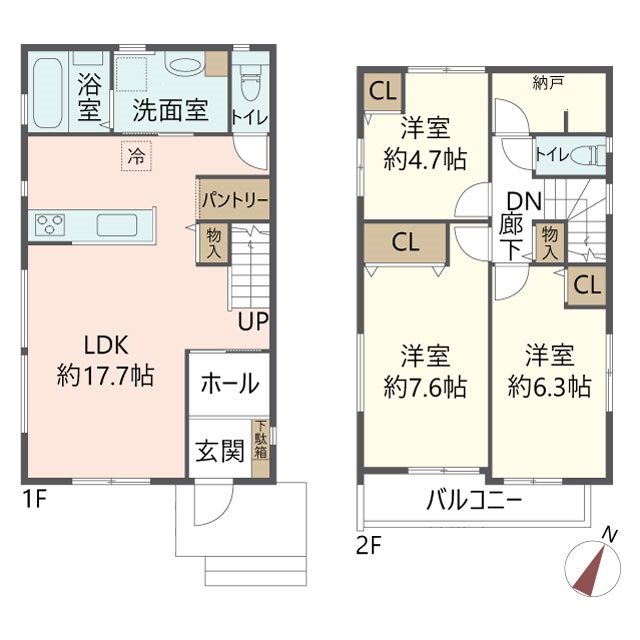 物件の間取り画像