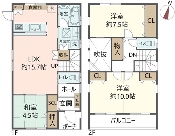 物件の間取り画像