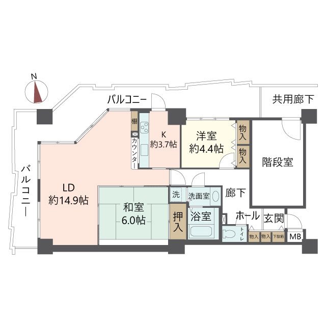 物件の間取り画像