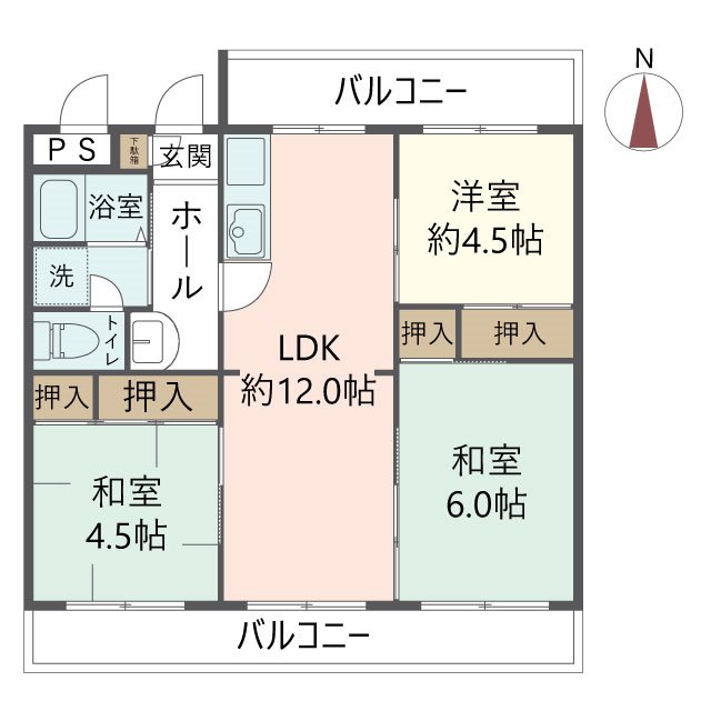 物件の間取り画像