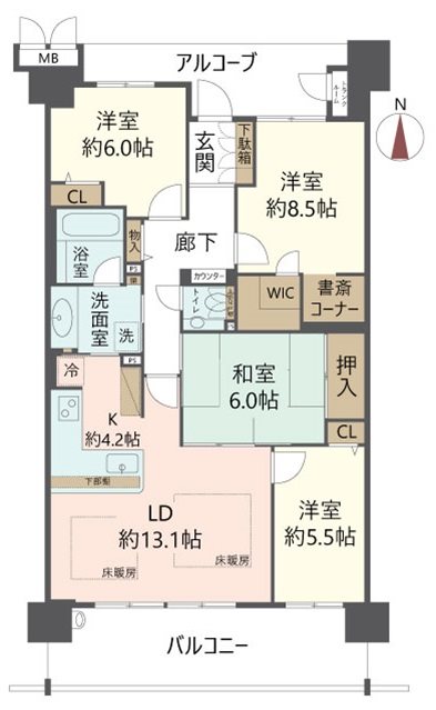 物件の間取り画像