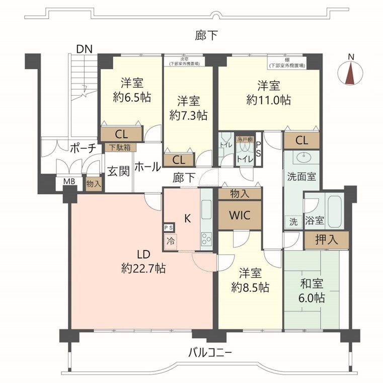 物件の間取り画像