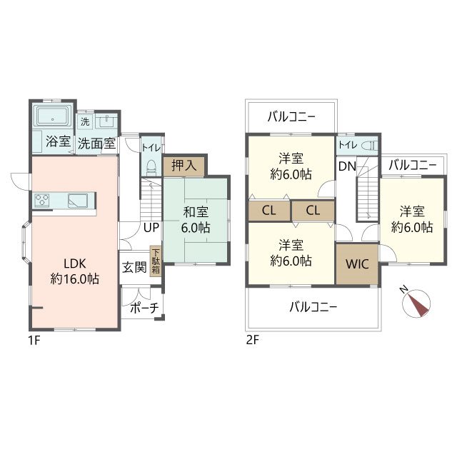 物件の間取り画像