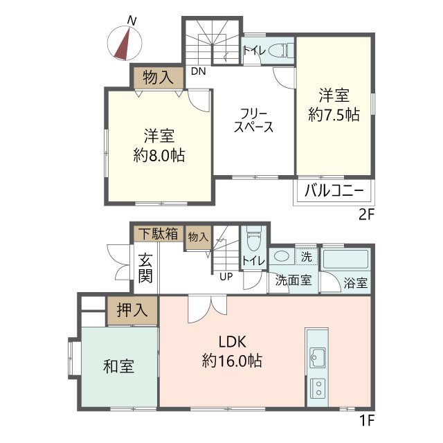 物件の間取り画像