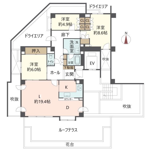 物件の間取り画像
