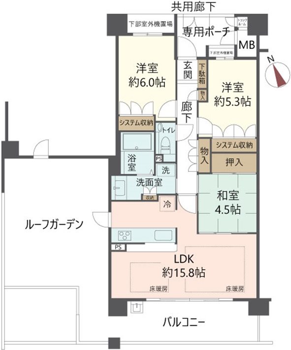 物件の間取り画像