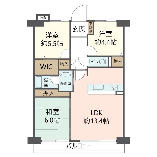物件の間取り画像