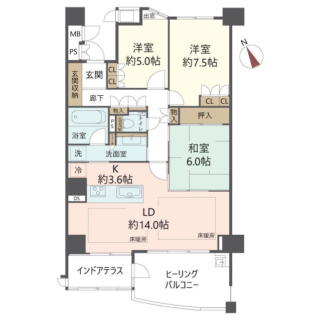 物件の間取り画像