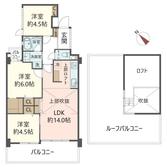 物件の間取り画像