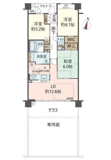 物件の間取り画像