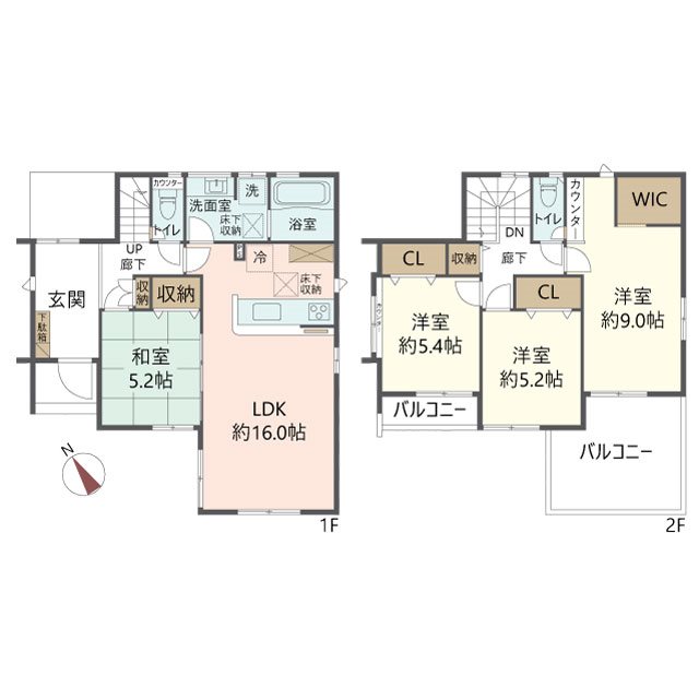 物件の間取り画像