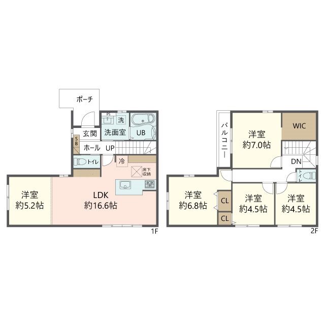 物件の間取り画像