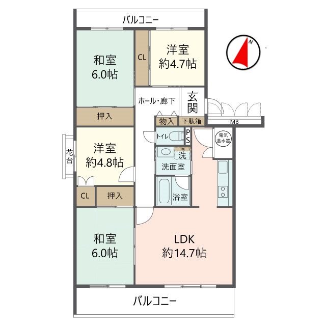物件の間取り画像