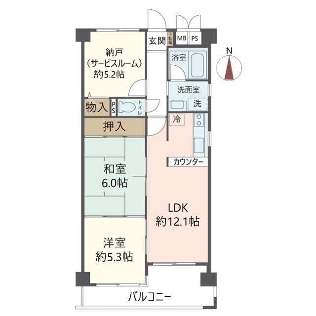 物件の間取り画像