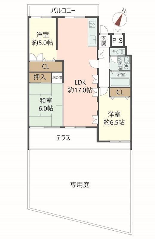物件の間取り画像