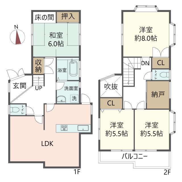 物件の間取り画像
